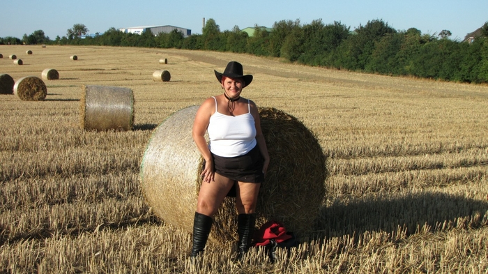 Posing im Kornfeld......