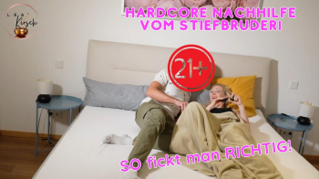 HARDCORE Nachhilfe vom Stiefbruder! So fickt man RICHTIG!