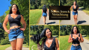 Sonnenspaziergang in Jeans und ****...