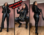 jeder schlag der türkischen lederherrin ist ein befehl