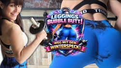 Perfekter BUBBLE BUTT! WEG MIT DEM WINTERSPECK!